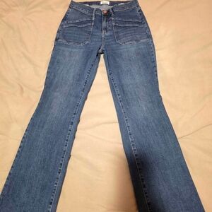 Nicole Miller Dark Blue Flare Jeans